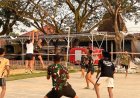 TNI dan Pemuda Godo Pati Eratkan Silaturahmi Lewat Bola Voli