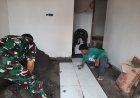 RTLH Milik Syahroni di Pati Masuki Tahap Finishing, Satgas TMMD 128 Kebut Pemasangan Keramik