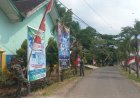 Umbul-Umbul Meriahkan Desa Godo Jelang Penutupan TMMD Kodim Pati